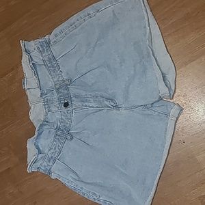 Paperbag waist shorts size 15